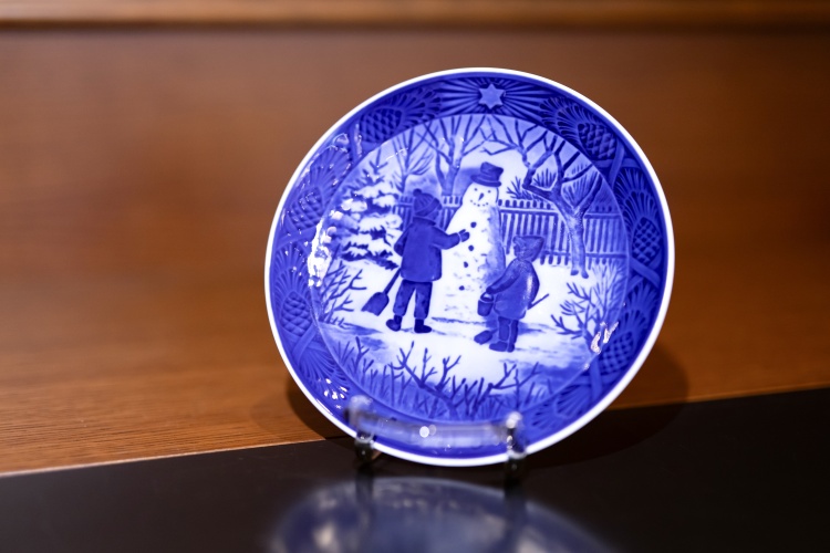 Тарелка рождественская