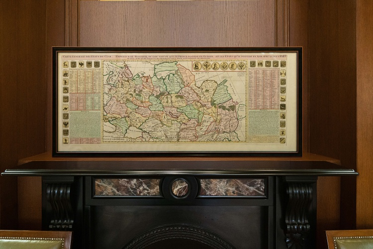 Генеральная карта владений императора Московии в Европе и Азии, 1720-е гг.